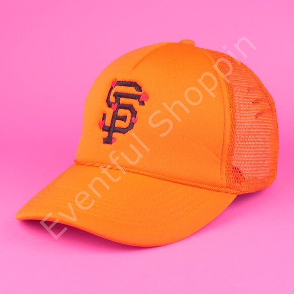 Nissun Other - Nissun San Francisco Giants Lost Love Mesh Trucker Hat in Orange